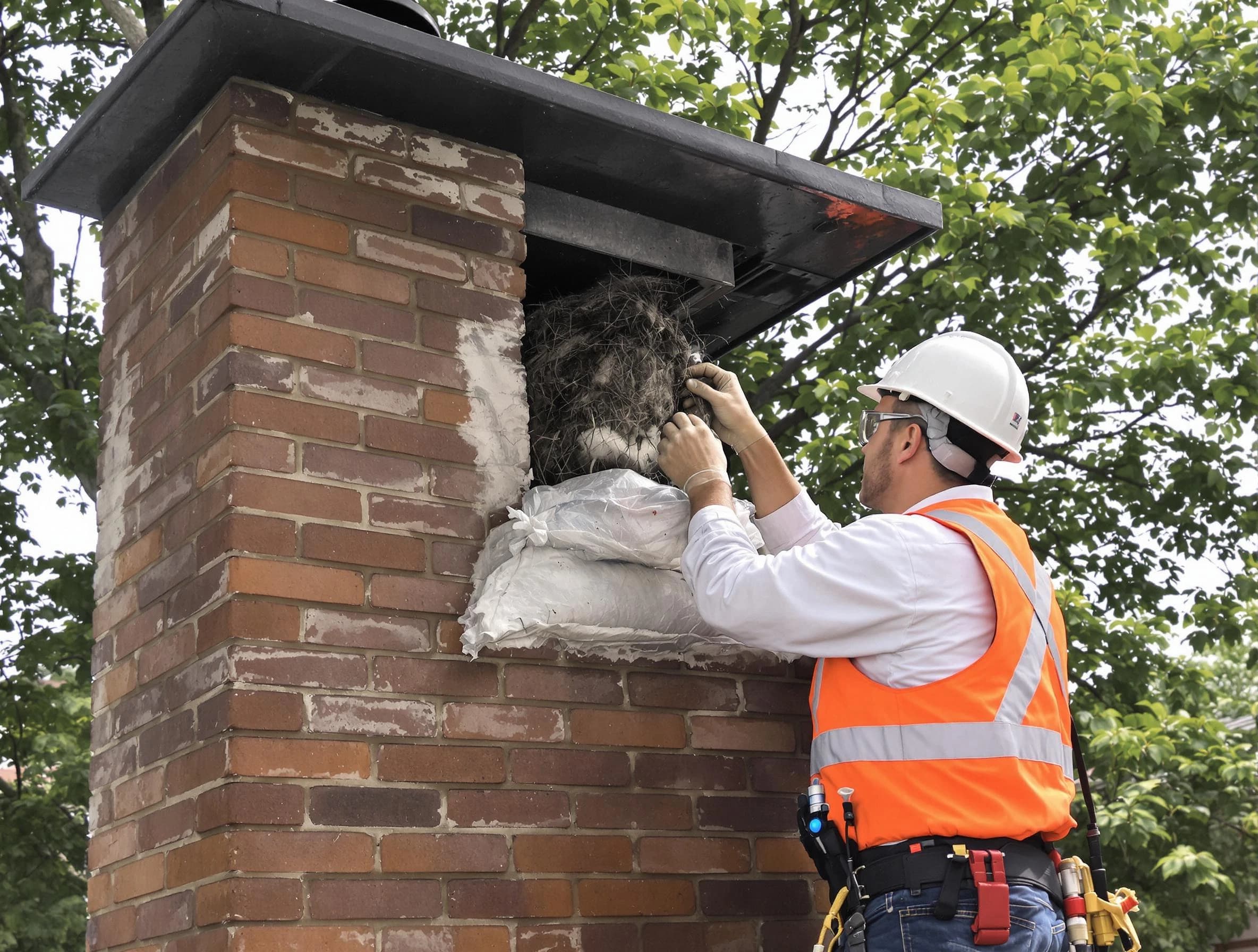 Humane removal of debris and animals by Tolleson Chimney Sweep in Tolleson, AZ