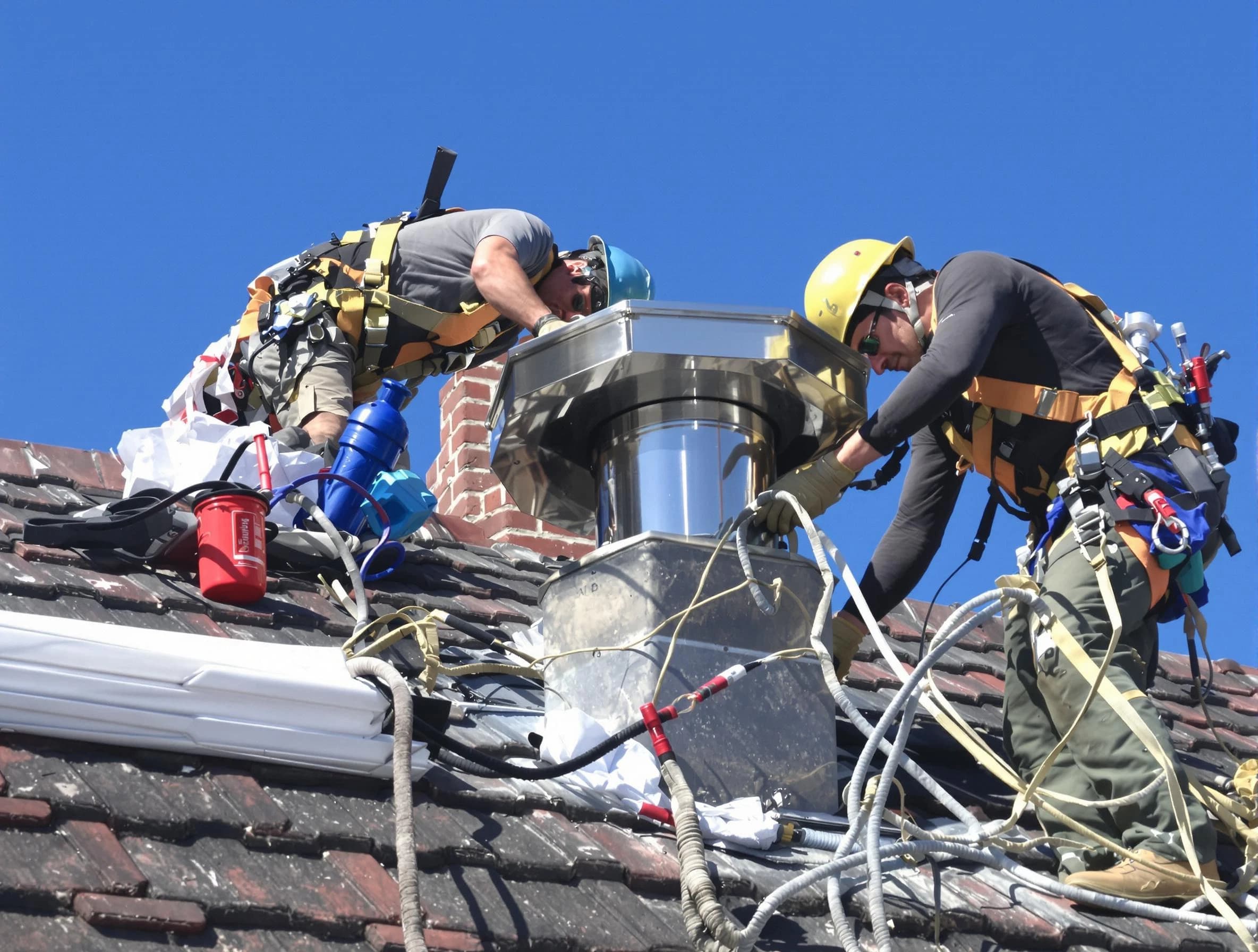 Protective chimney cap installed by Tolleson Chimney Sweep in Tolleson, AZ