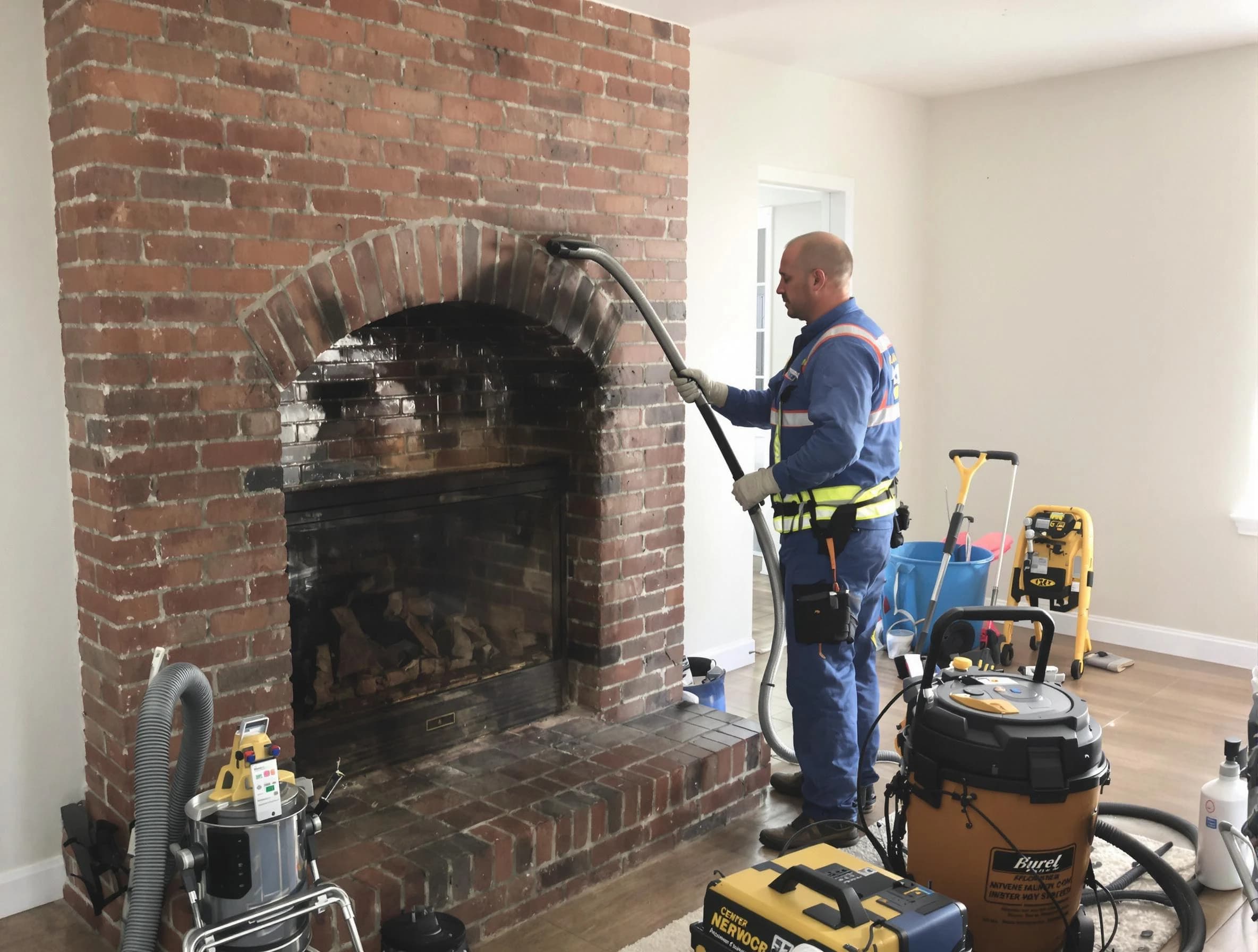 Tolleson Chimney Sweep expert performing detailed chimney sweep in Tolleson, AZ