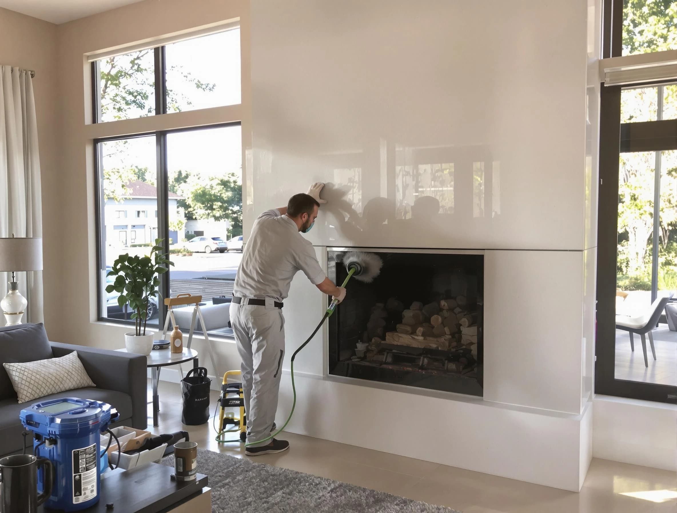 Tolleson Chimney Sweep performing thorough soot removal in Tolleson, AZ
