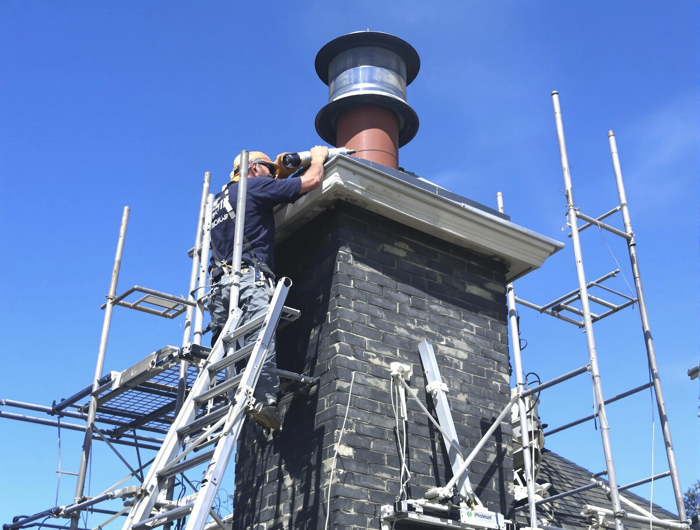 Sturdy chimney crown finished by Tolleson Chimney Sweep in Tolleson, AZ