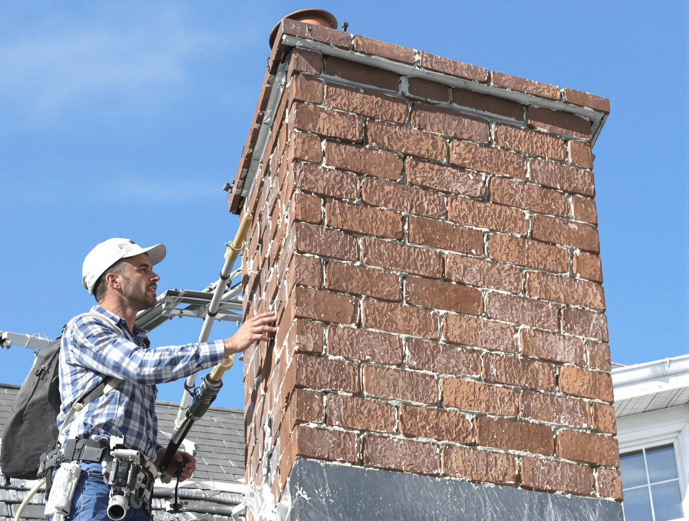 Brickwork for a chimney rebuild by Tolleson Chimney Sweep in Tolleson, AZ