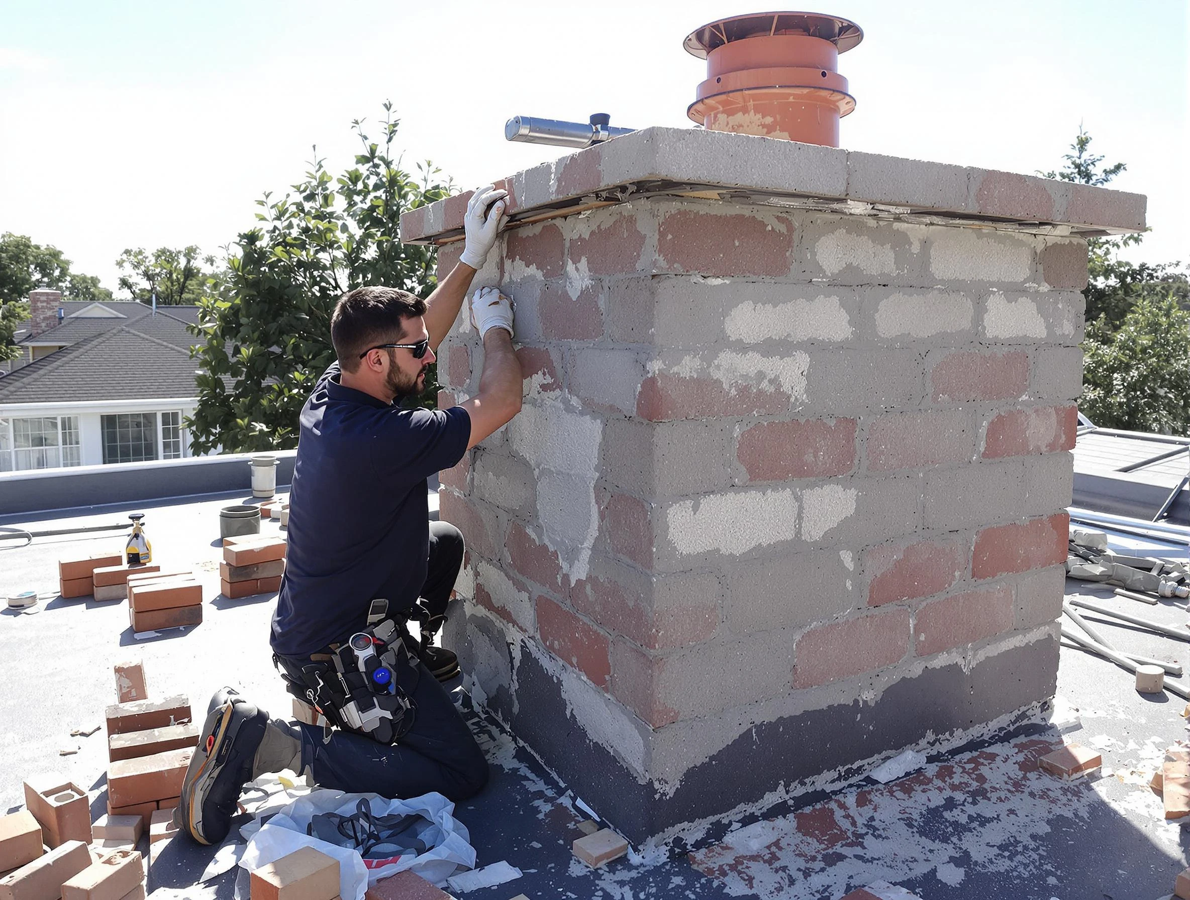 Advanced chimney repair process by Tolleson Chimney Sweep in Tolleson, AZ